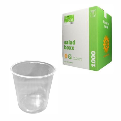 Feinkost Becher 500ml, Ø10,1cm, Höhe 10,5cm, PP "Made in Germany"